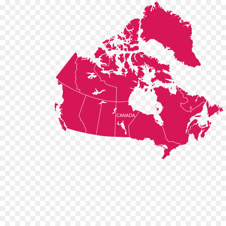 Mapa De Canadá，Geografía PNG