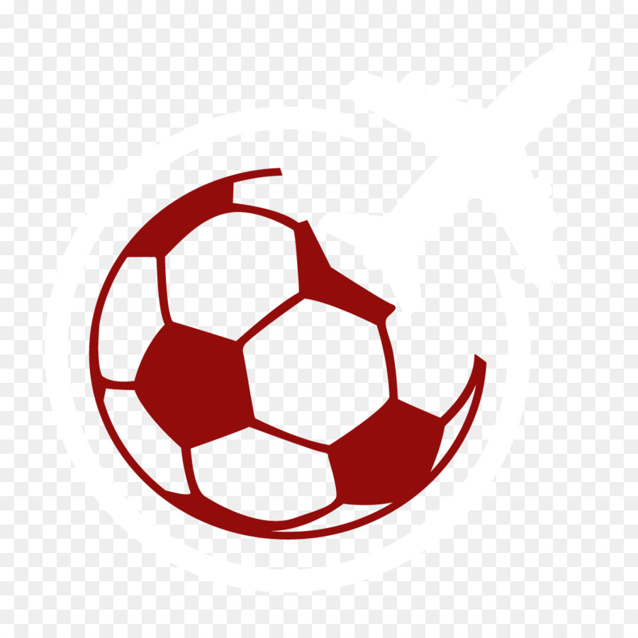 Balón De Fútbol Rojo，Pelota PNG