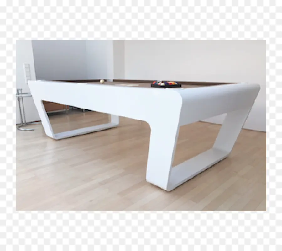 Mesa De Billar Moderna，Blanco PNG