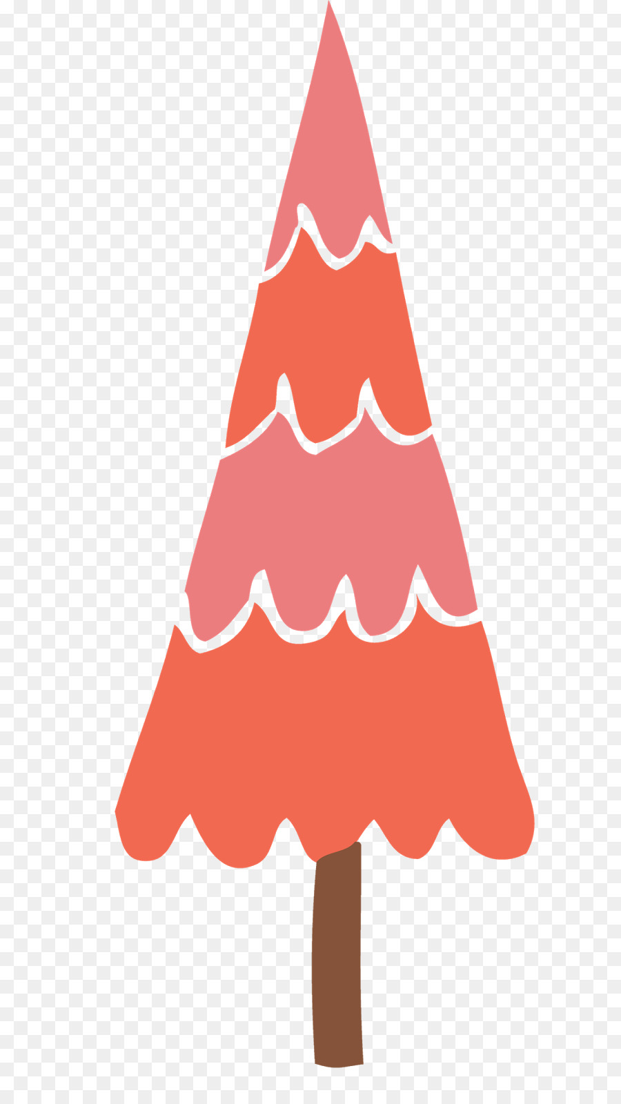 árbol De Navidad Rojo，Día Festivo PNG