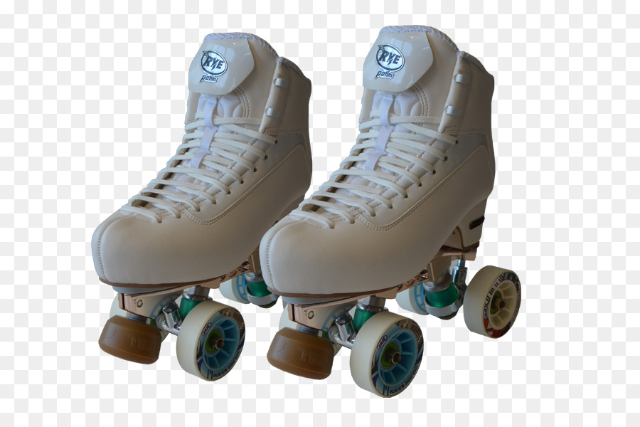 Patines Blancos，Cordones Rosas PNG