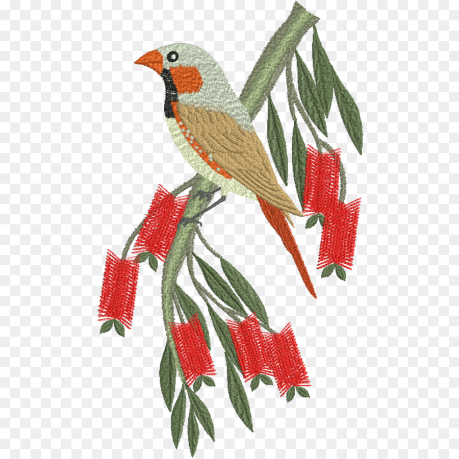 Bordado，Aves PNG