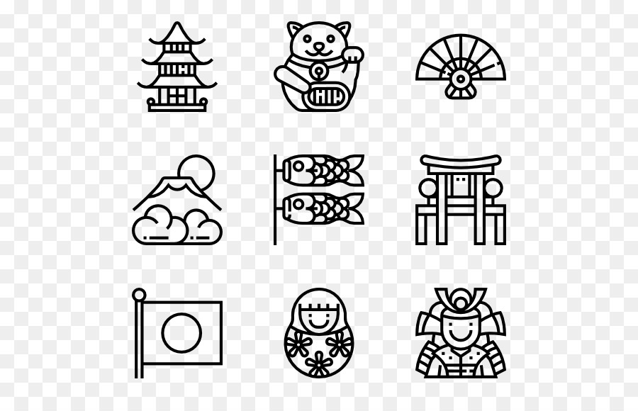 Iconos Japoneses，Cultura PNG