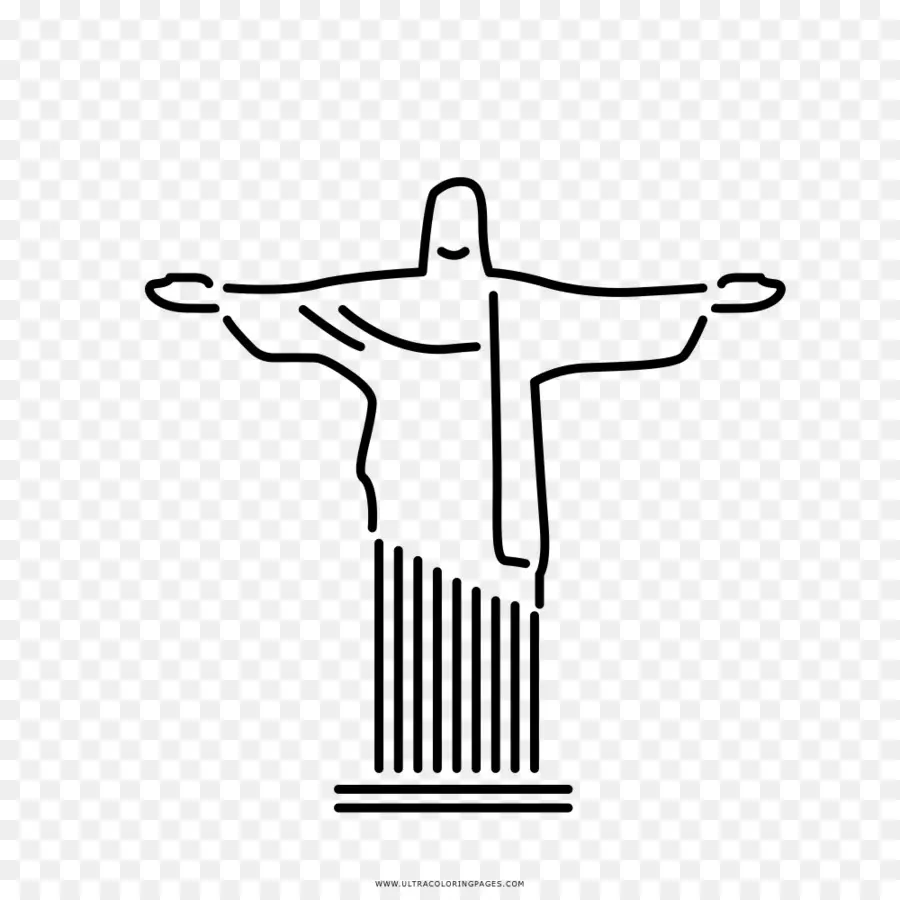 Cristo Redentor，Dibujo PNG