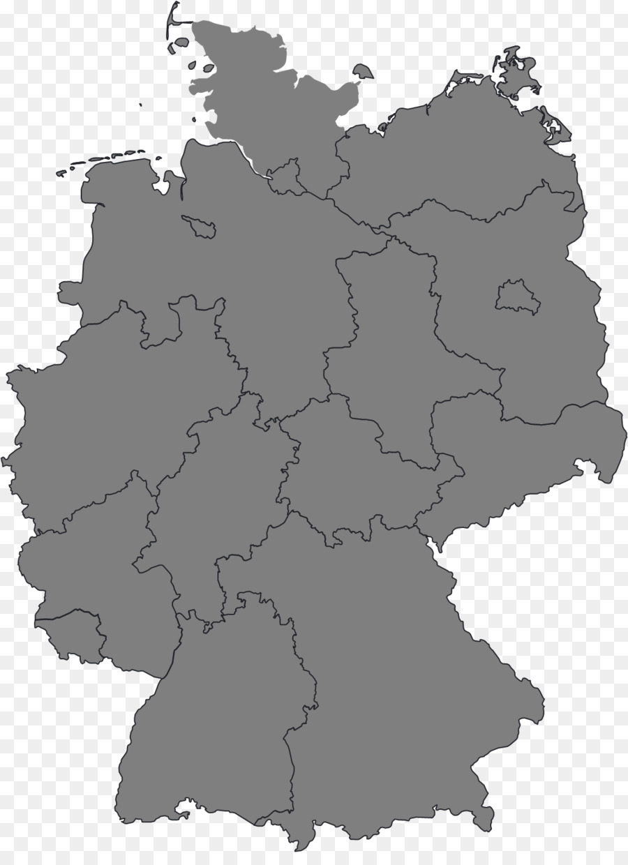 Mapa De Alemania，Regiones PNG