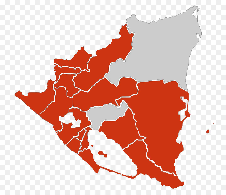 Nicaragua，Mapa Del Vector PNG