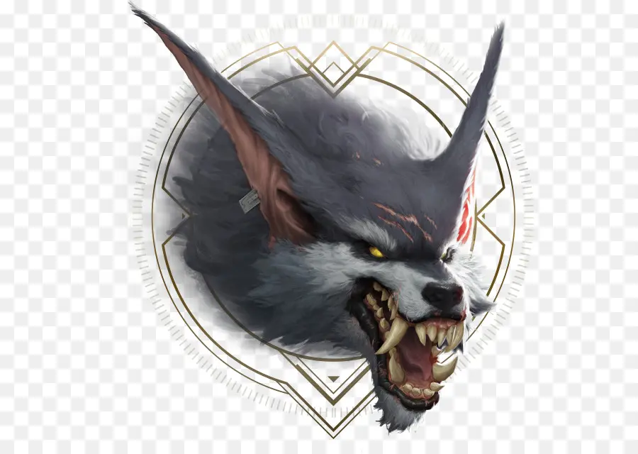 Cabeza De Hombre Lobo，Monstruo PNG