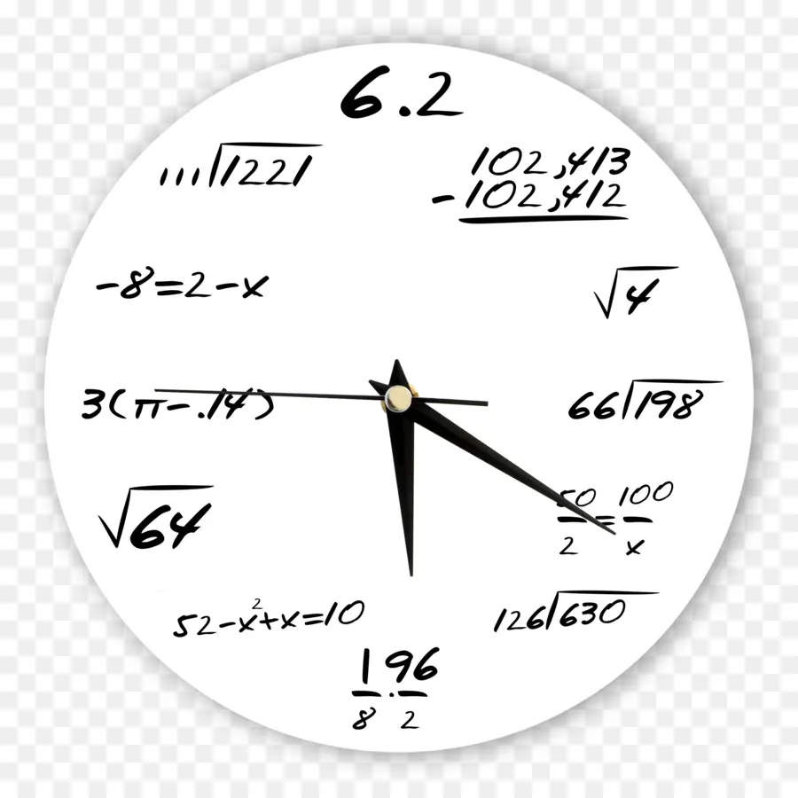 Reloj Matemático，Ecuaciones PNG