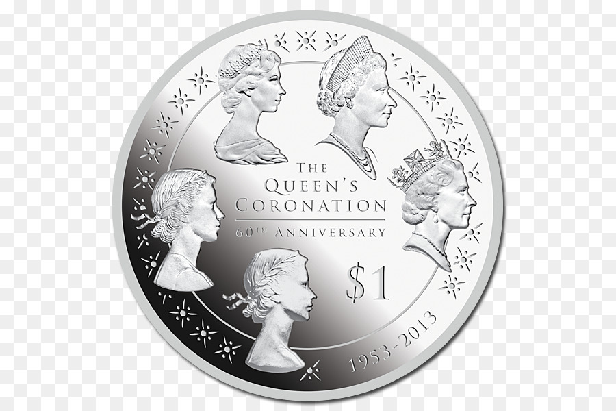 Moneda，La Coronación De Isabel Ii PNG