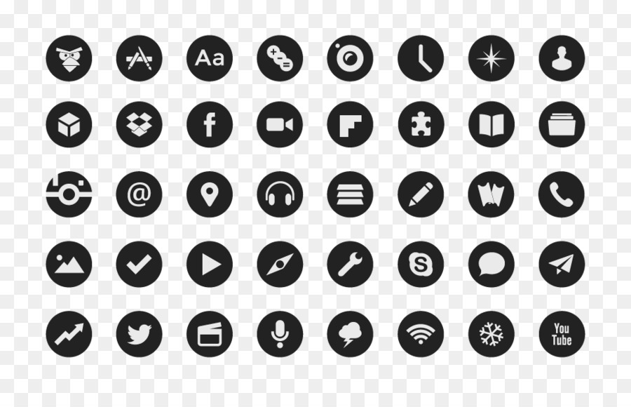 Iconos De Redes Sociales，Redes Sociales PNG