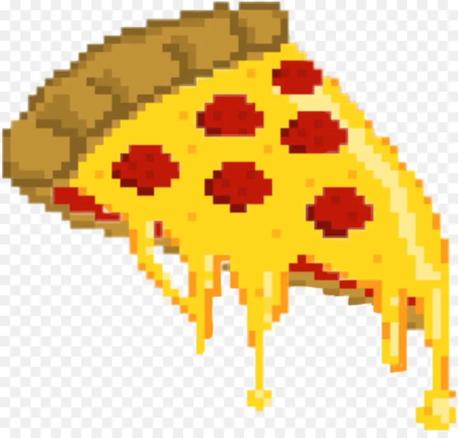 Pizza，Pixel Art PNG