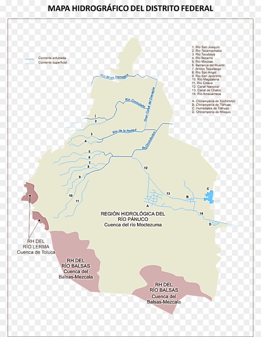 Parque Nacional Desierto De Los Leones，Mapa PNG