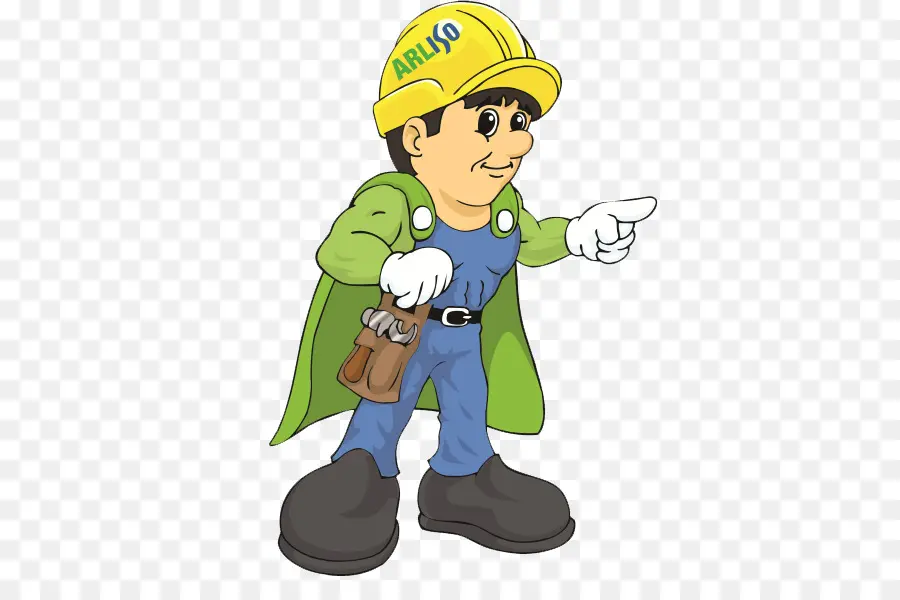 Dibujos Animados De Trabajador De Seguridad，Construcción PNG