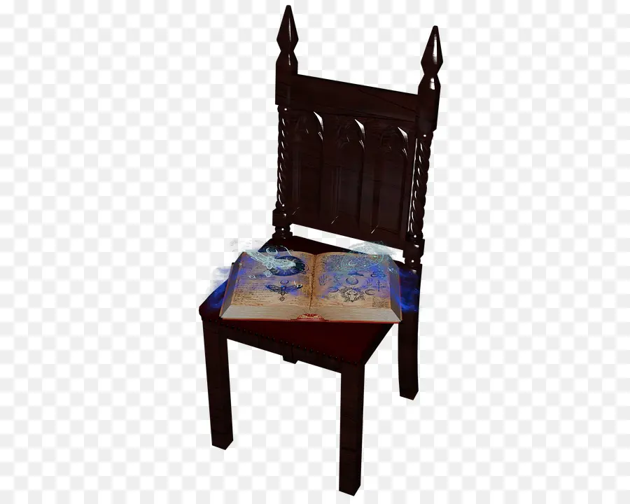 Libro Mágico En Silla，Libro De Hechizos PNG