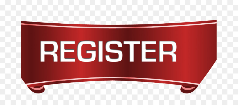 Registrarse Banner，Rojo PNG