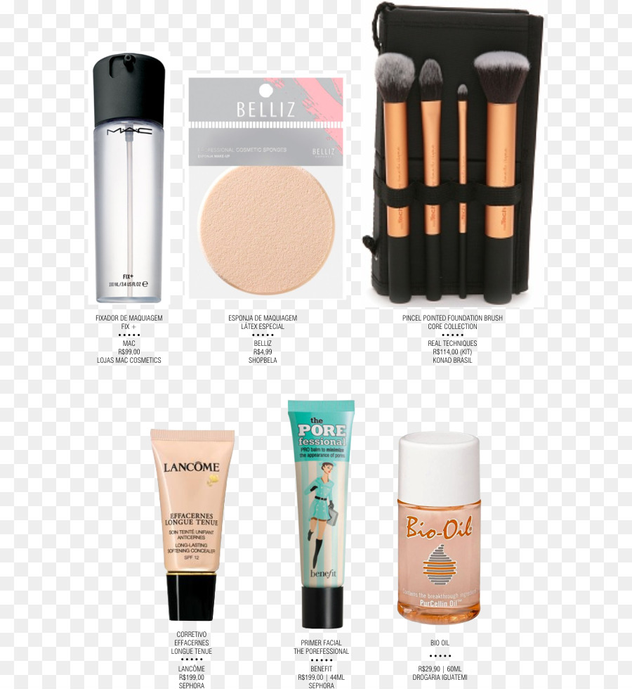 Cosméticos，Pincel De Maquillaje PNG