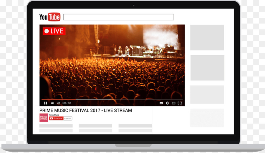 Youtube，En Vivo En Youtube PNG