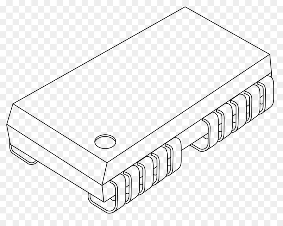 Pequeño Esquema De Circuito Integrado，Circuito Integrado De Embalaje PNG