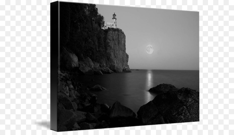 Split Rock Lighthouse，Impresión De La Lona PNG