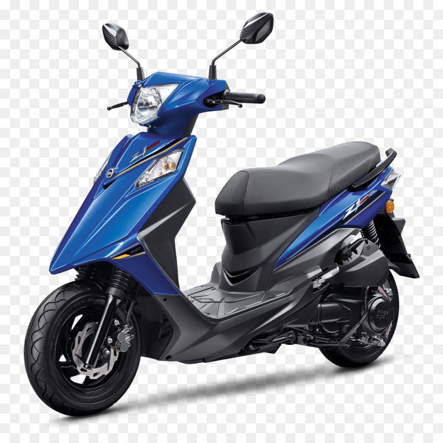 Vespa Azul，Moto PNG