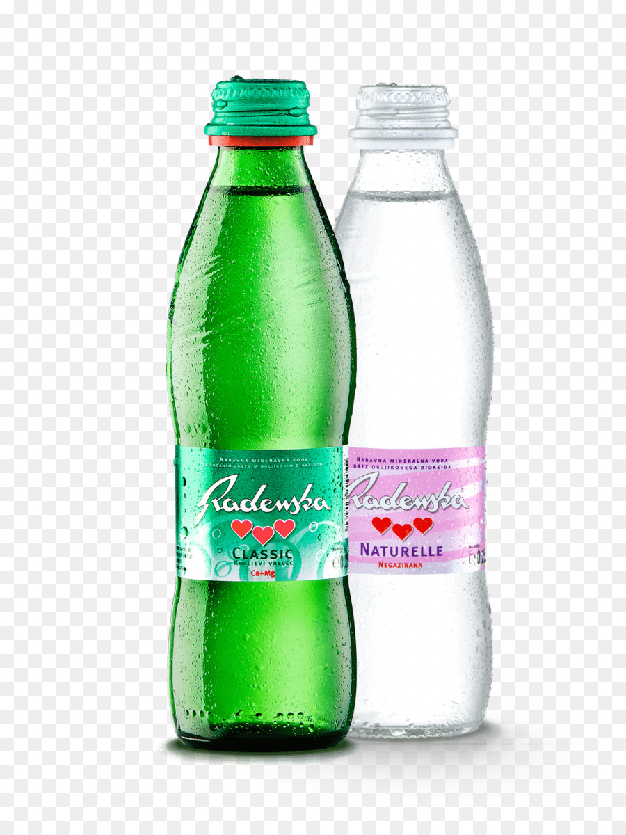 Agua Mineral，Botella De Vidrio PNG