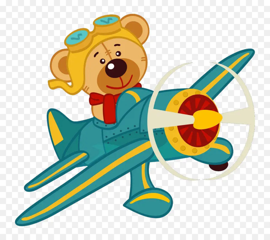 Oso De Peluche En Avión，Oso De Peluche PNG