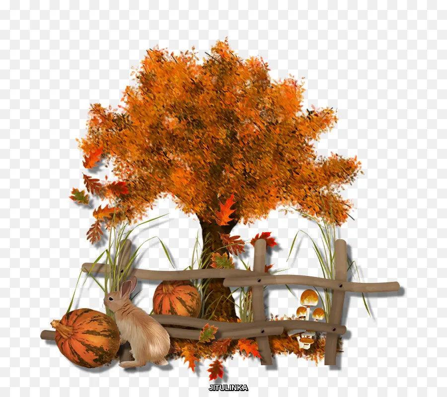 Otoño，Ramita PNG