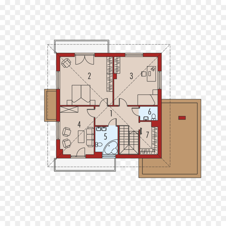 Plan De Piso，Casa PNG