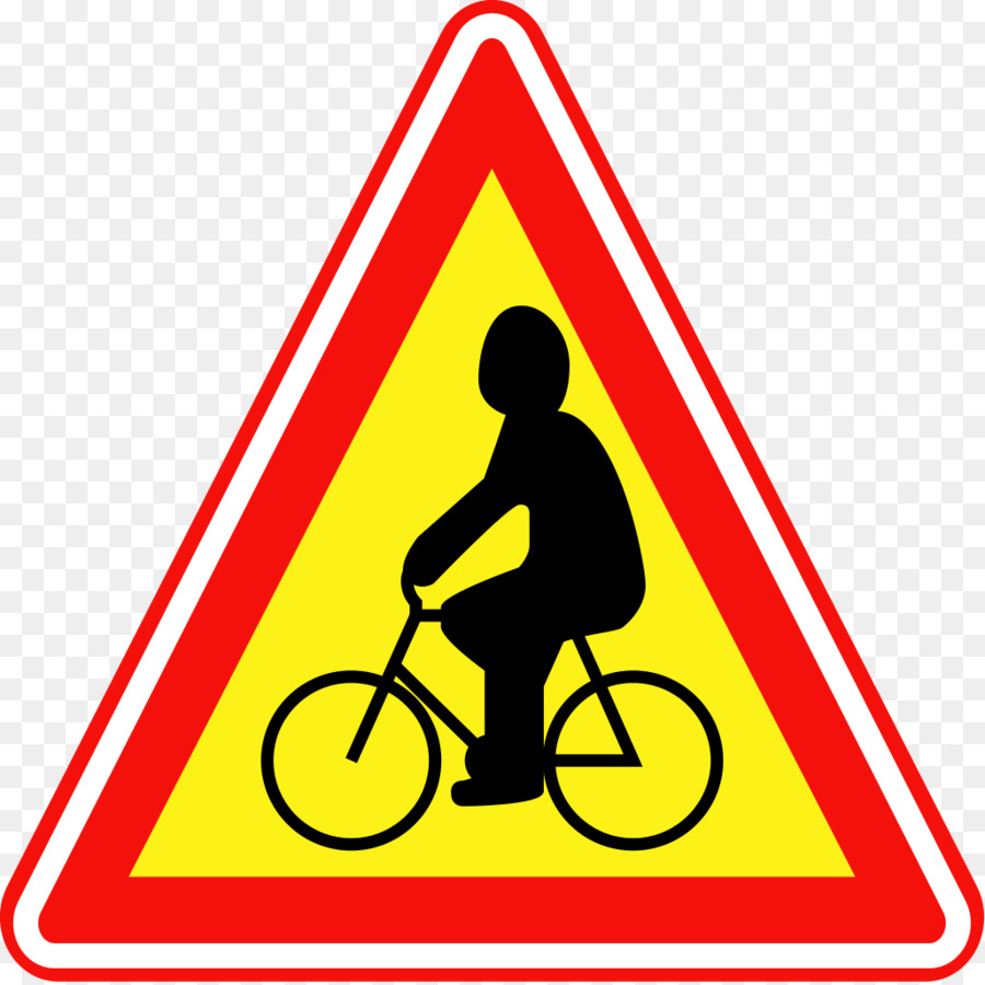 Señal De Bicicleta，Advertencia PNG