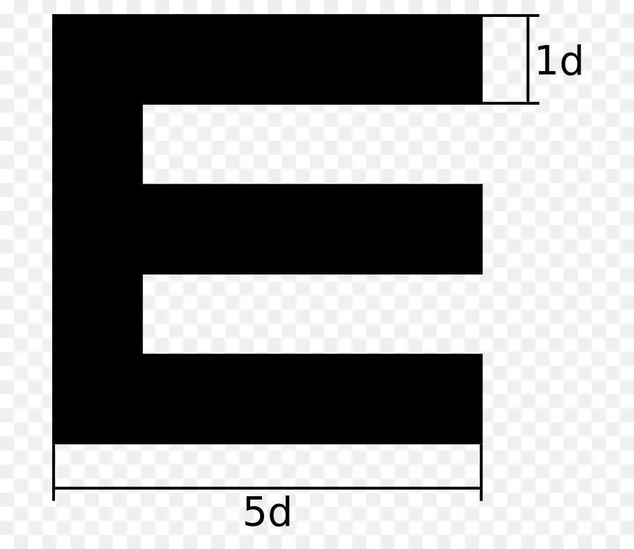 E Gráfico，Agudeza Visual PNG