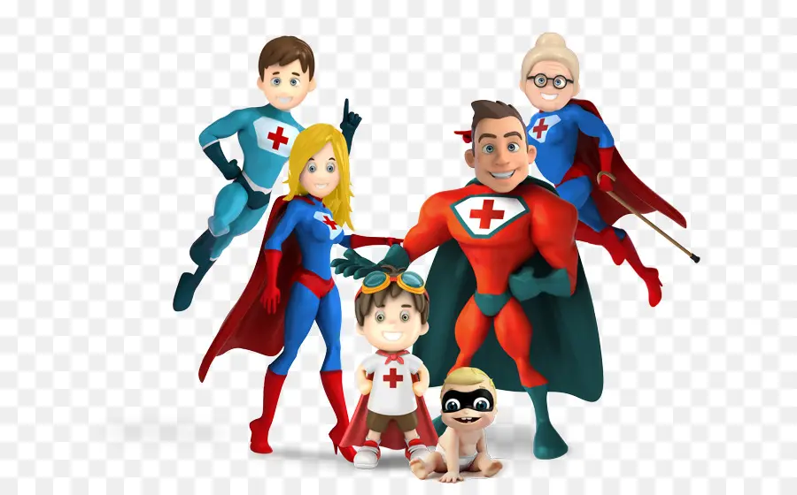 Superhéroes，Personajes Animados PNG