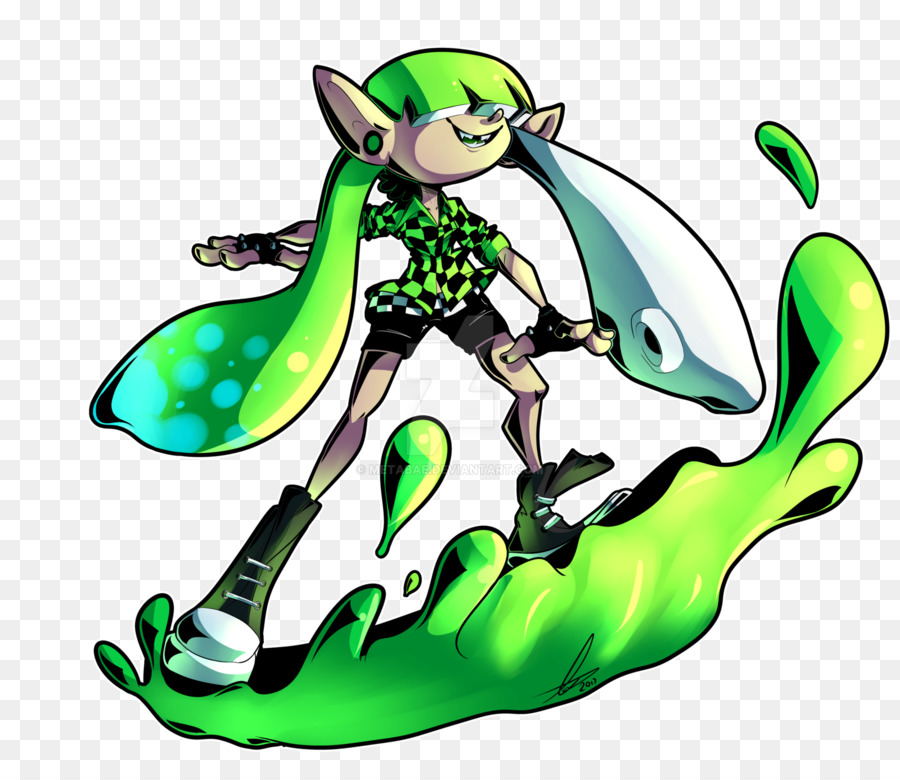 Un Indicio Verde，Splatoon PNG