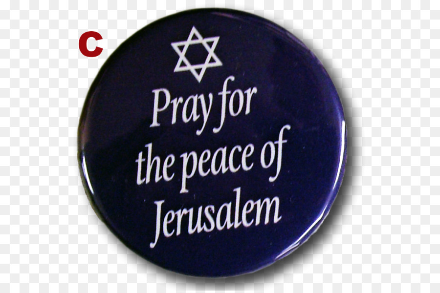 Orar Por La Paz De Jerusalén，Collar De Pin PNG