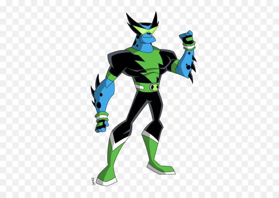 Alienígena Azul Y Verde，Superhéroe PNG