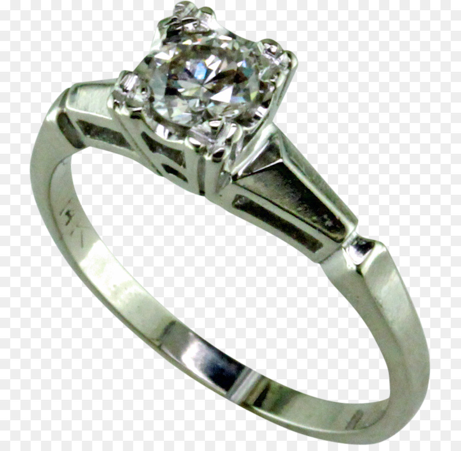 Anillo De Compromiso，Diamante PNG