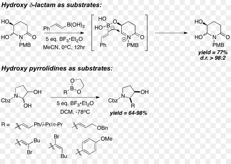 ácido Borónico，Reacción De Petasis PNG