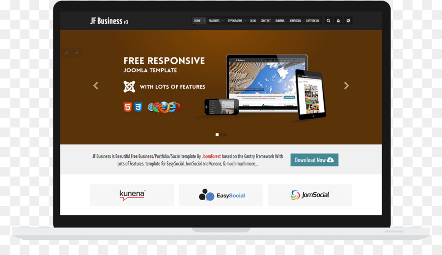 Plantilla，Joomla PNG