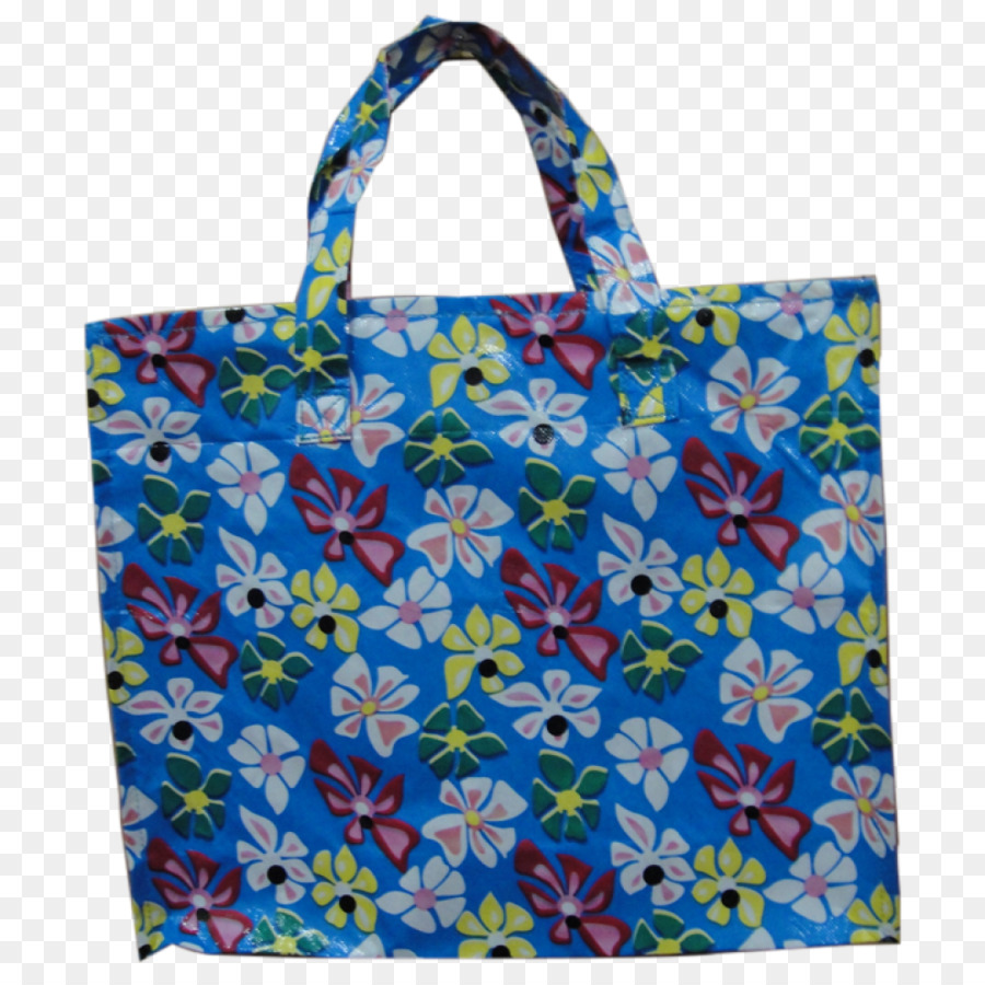 Bolso Con Print De Flores Azul，Totalizador PNG