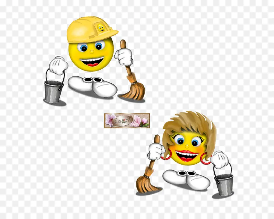 Emojis De Limpieza，Sonriente PNG