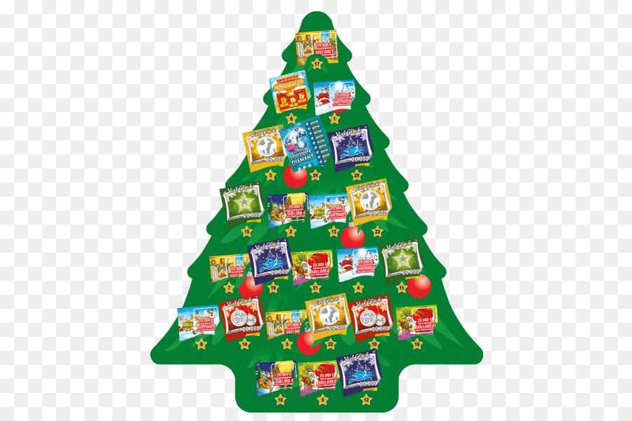 árbol De Navidad，La Tarjeta Rasca Y Gana PNG