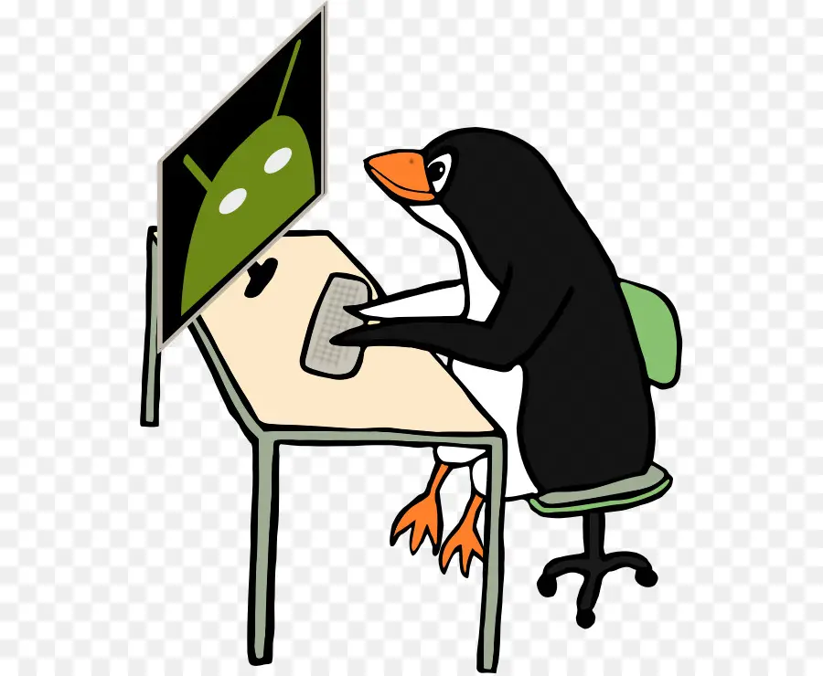 Pingüino，Computadora PNG