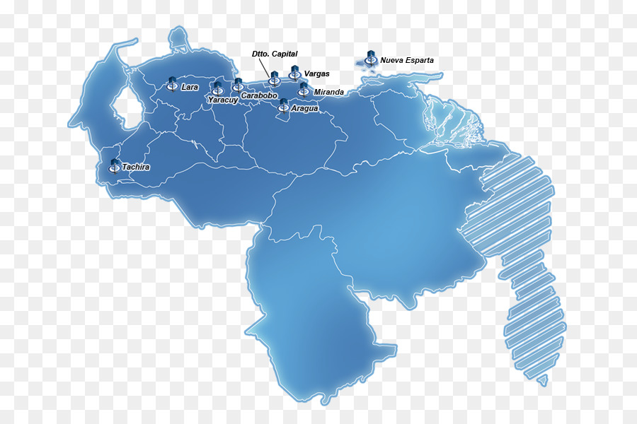 Venezuela，Mapa PNG