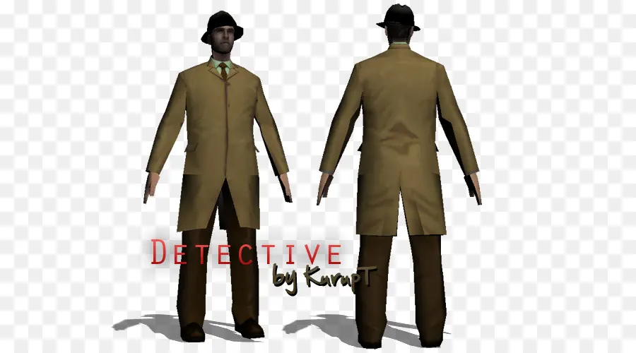 Detective，Abrigo PNG