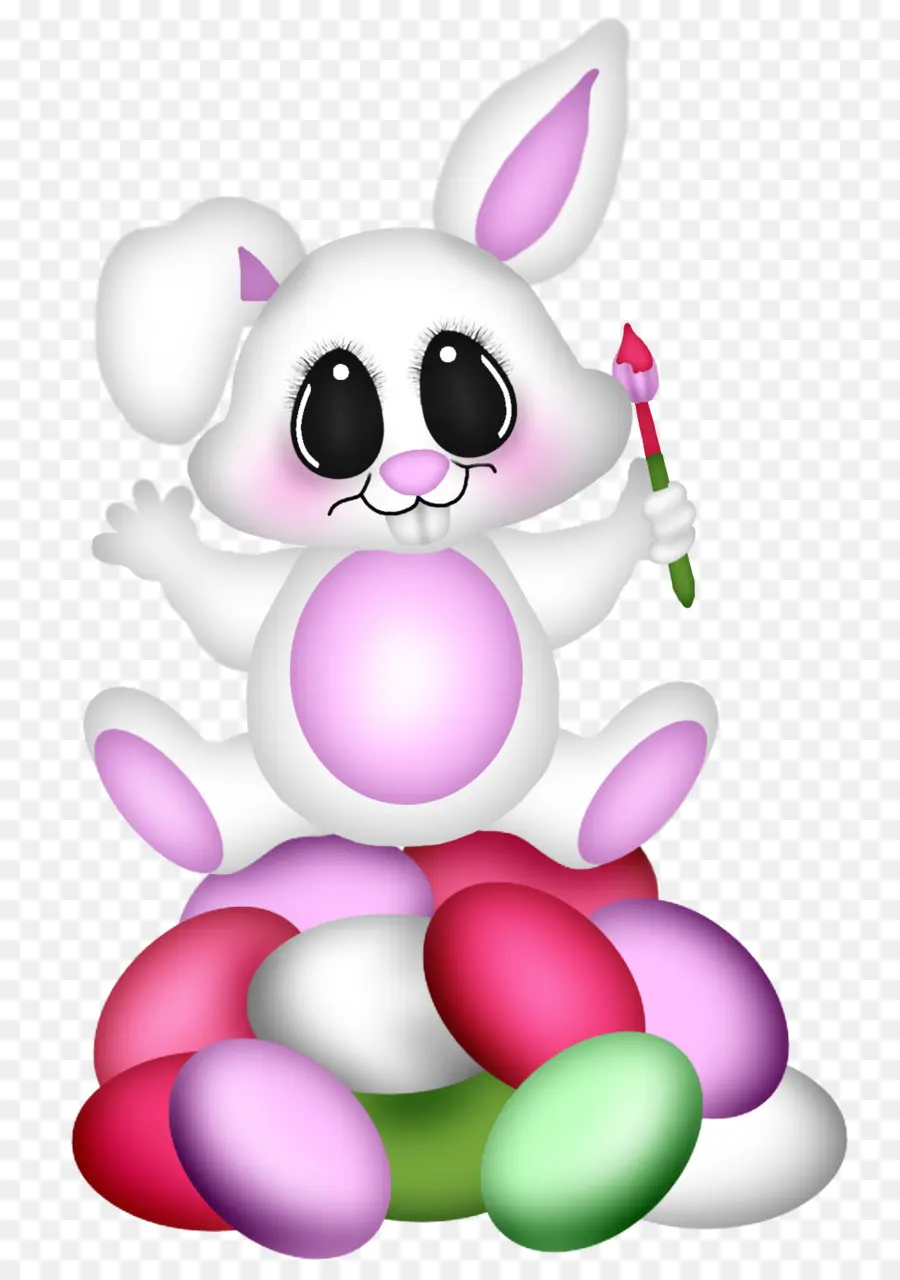 Conejito Blanco，Pascua De Resurrección PNG