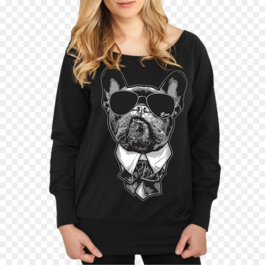 Sudadera Con Capucha，Bulldog Francés PNG