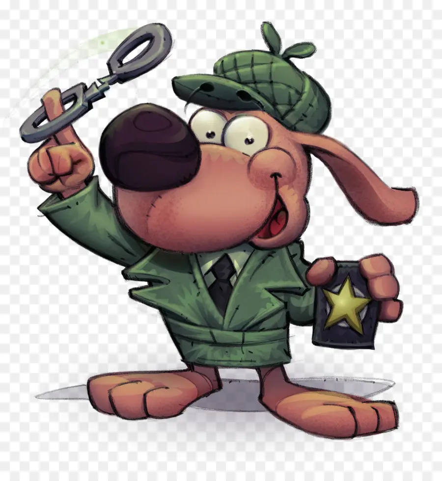 Perro Detective，Lupa PNG