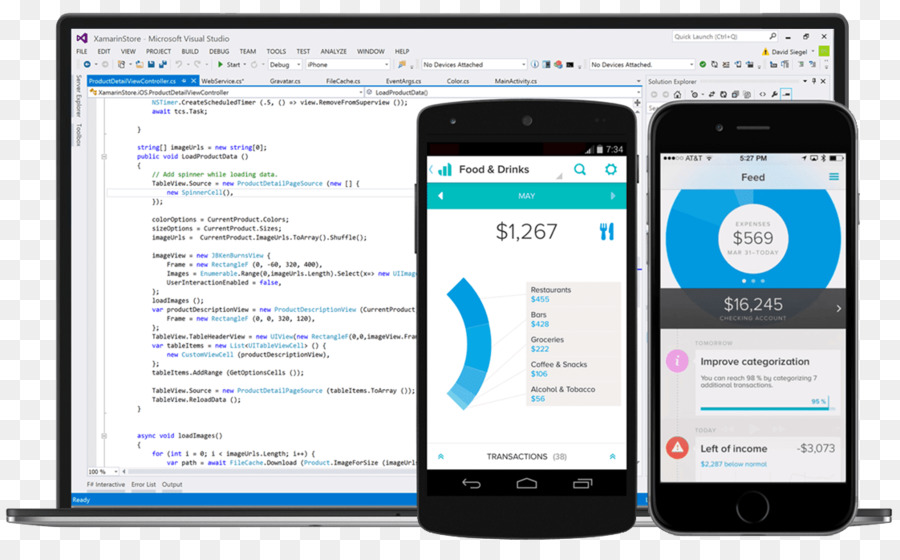 Xamarin，Microsoft Visual Studio PNG