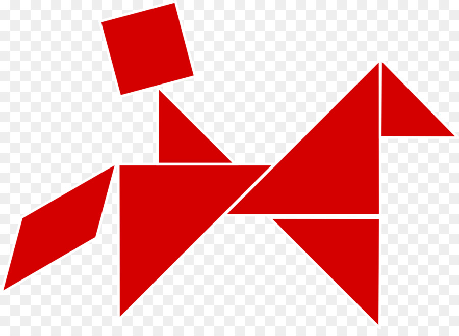 Tangram，Triángulo PNG