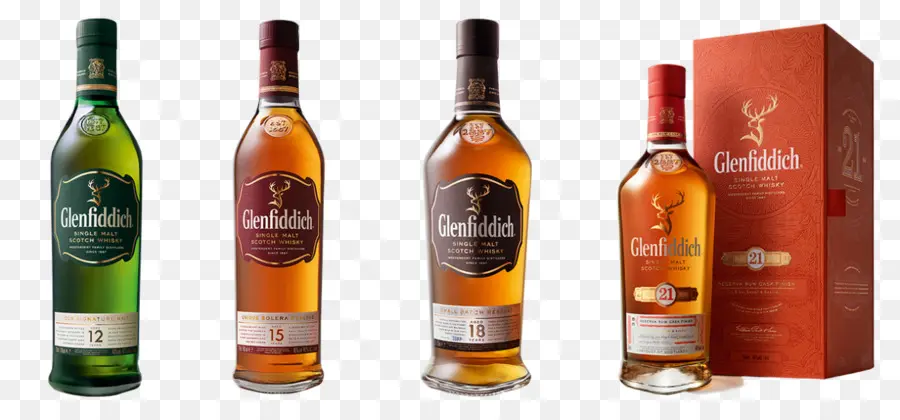 Glenfiddich，Whisky Single Malt PNG