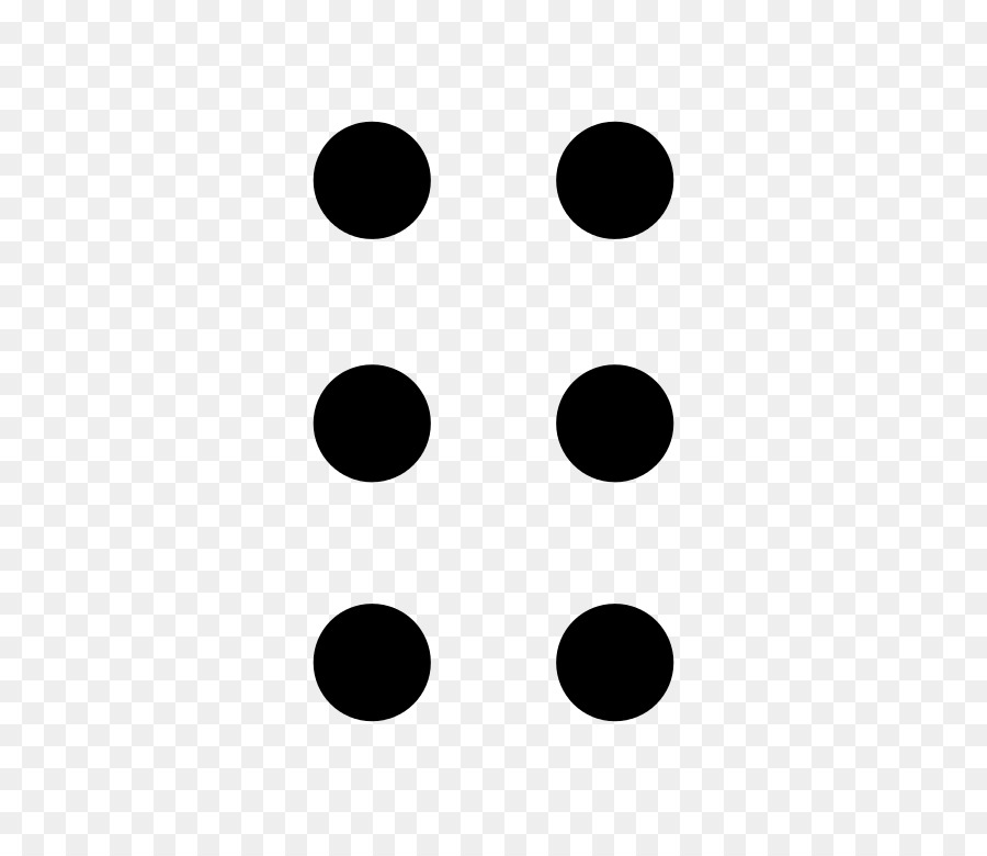 Braille，Inglés En Braille PNG